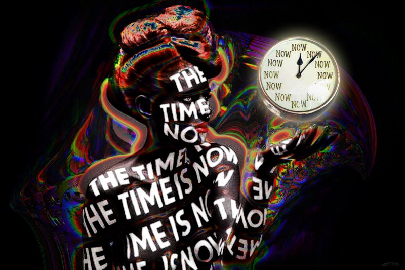 NOW time graphic clock