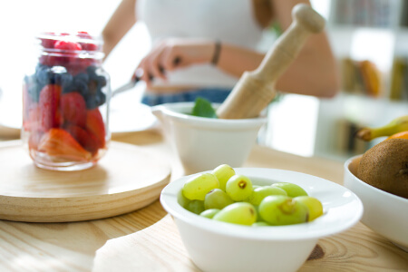 Preparing food