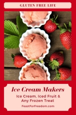 Pinterest mini image - Ice cream makers to the rescue for frozen treats with fresh strawberry ice cream