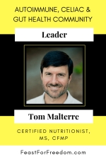 Pinterest mini image - Tom Malterre - Leader in the autoimmune, celiac and gut health community with photo