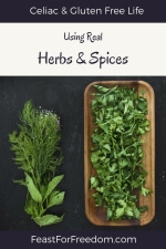 Pinterest mini image - Using real herbs and spices, with fresh herbs and flower bundles
