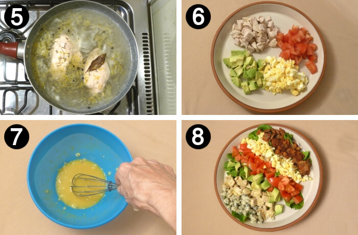 How to make Classic Cobb Salad how to 5 to 8