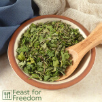 Homemade Italian seasoning in a bowl